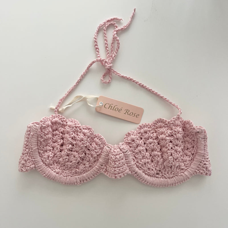 Ocean Shell Underwire Bustier (Pink Blush)