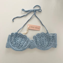 Ocean Shell Underwire Bustier (Blueberry)